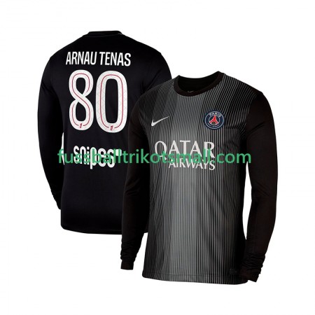 Fußballtrikots Paris Saint-Germain Arnau Tenas 80 Torwart 2025-2026 Langarm Heimtrikotsatz kaufen
